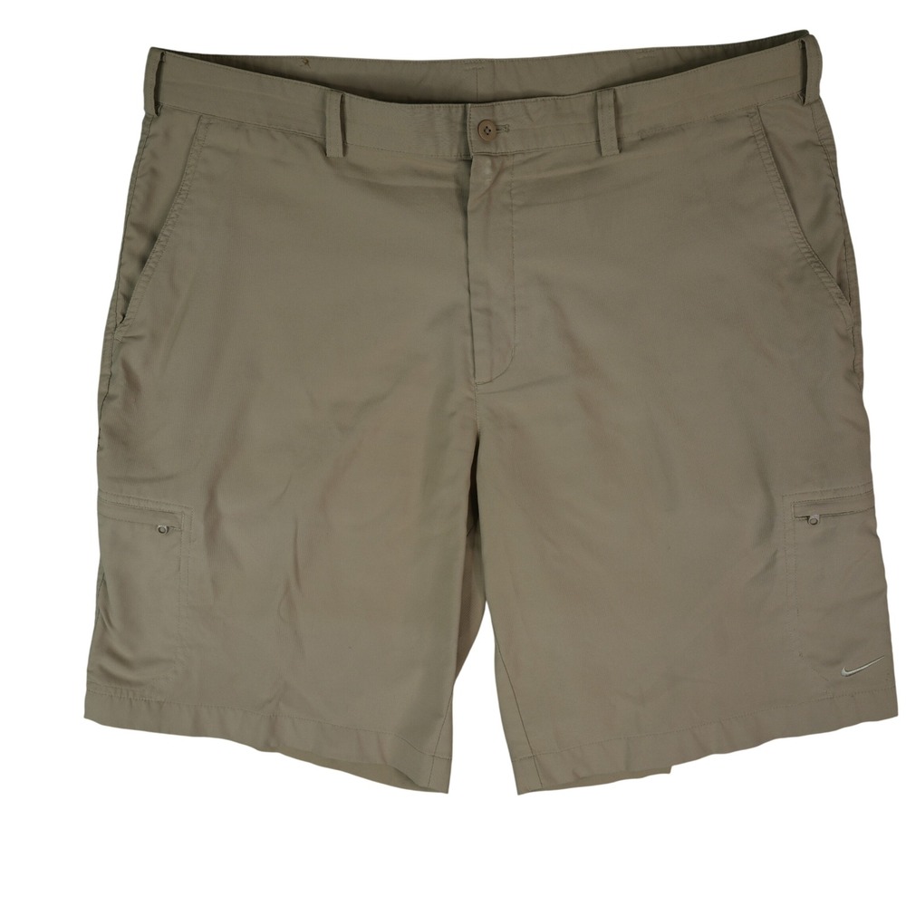 Nike Golf Cargo Shorts Mens 40x10.5 Khaki Dri-FIT Stretch Performance 401501-235